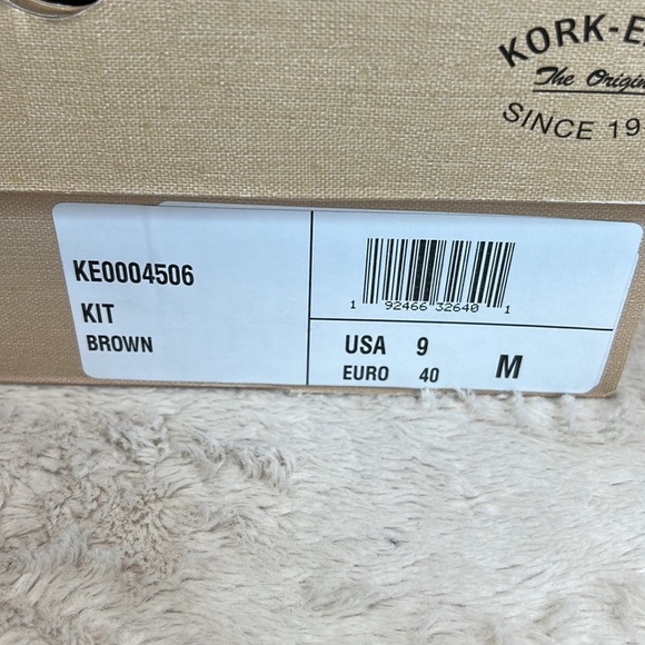 Kork-Ease Kit Chelsea Brown Leather Slip-on Ankle Boot Bootie - Sz 9, New In Box - Picture 8 of 12